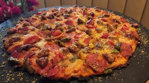 Pizza Hut tavern-style pizza