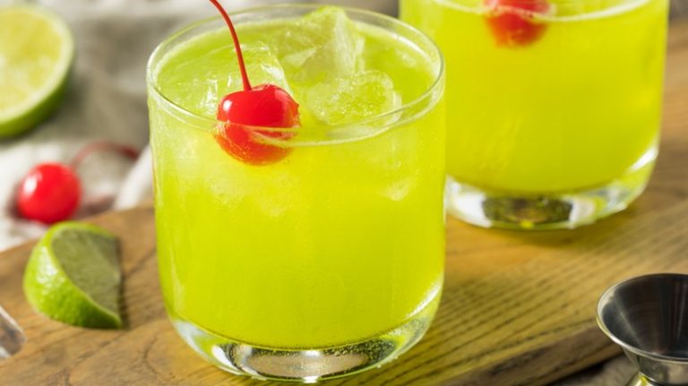 Two Midori Sours